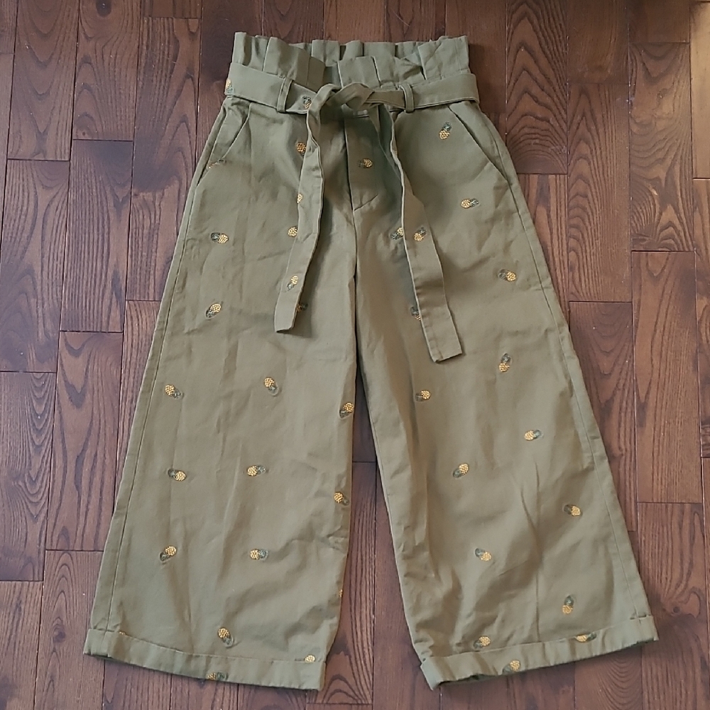 New English Factory Cropped Women's Wide Legs Pants size XS